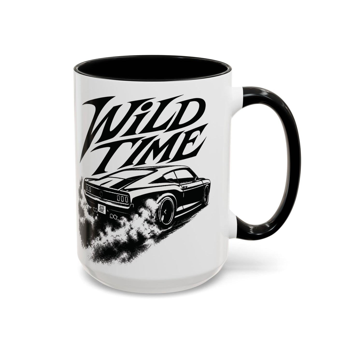 Coffee Mug - 'Wild Time' Muscle Car Accent Mug 15 oz