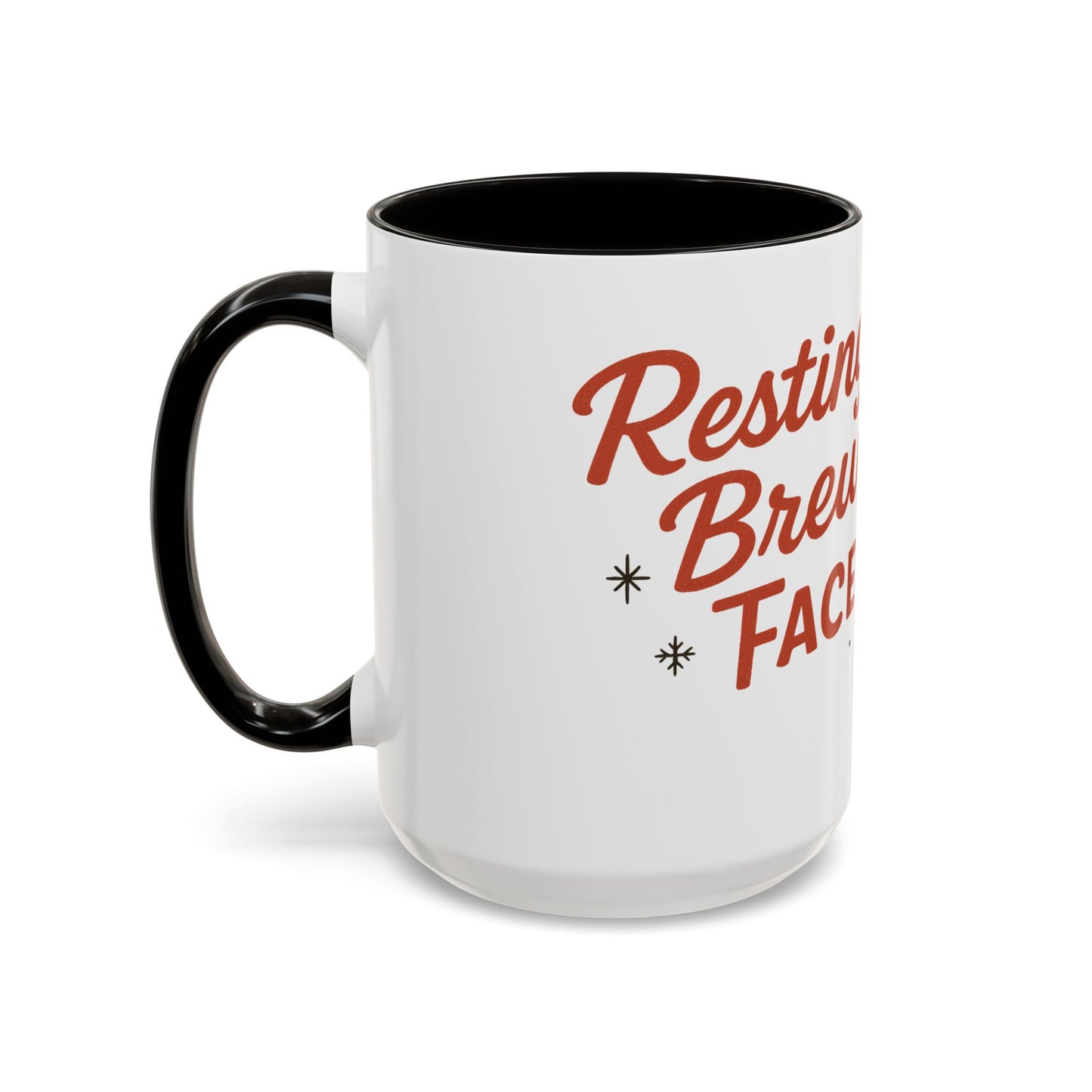 Festive Holiday Mug - "Resting Brew Face"