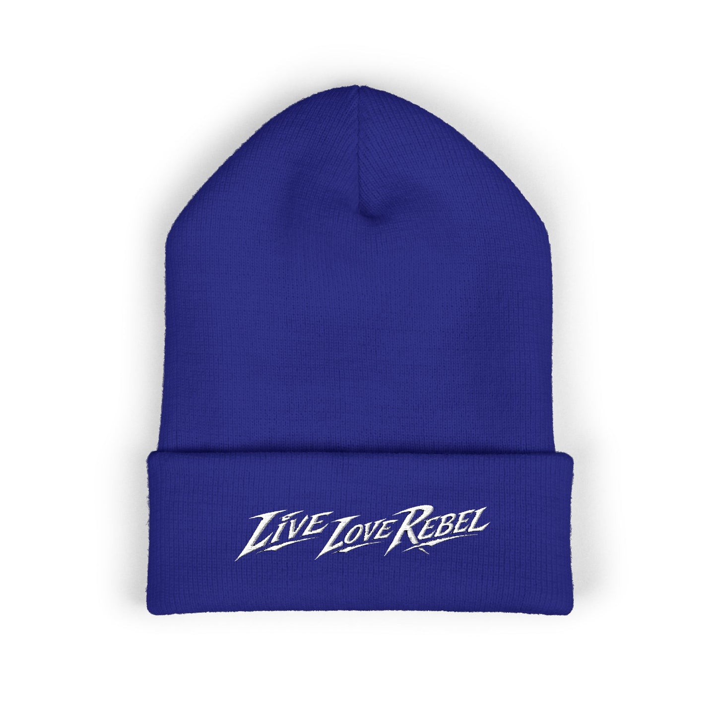 Live Love Rebel® Unisex Cuffed Beanie - Embroidered