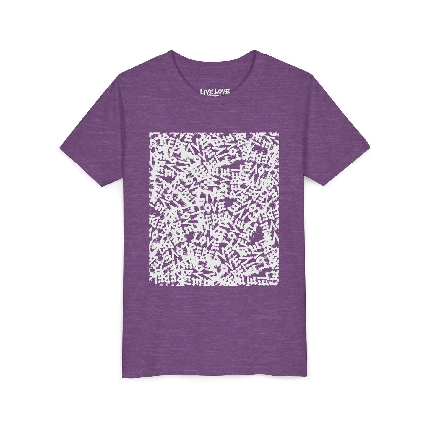 Live Love Rebel Youth Tee — Kids' Graphic Skate Streetwear T-Shirt