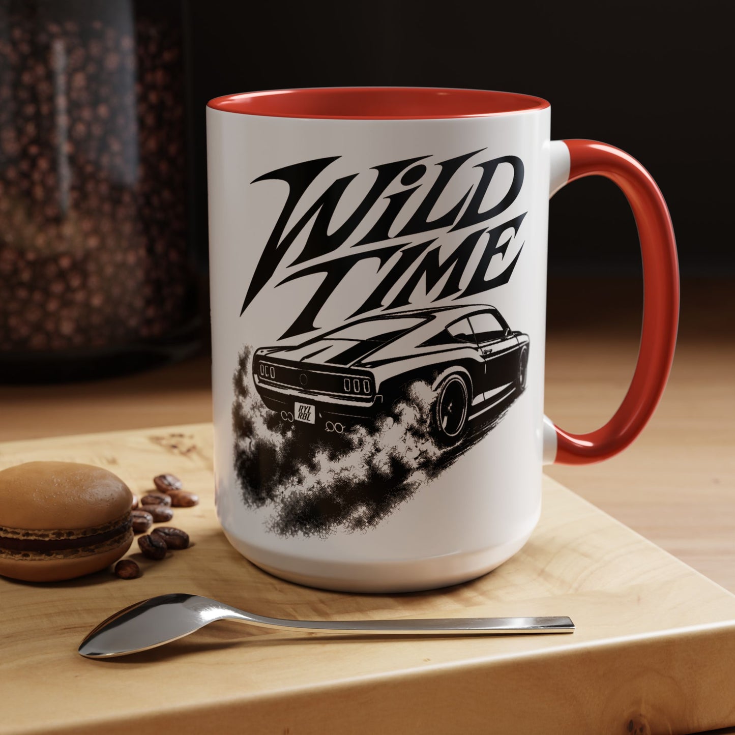 Coffee Mug - 'Wild Time' Muscle Car Accent Mug 15 oz