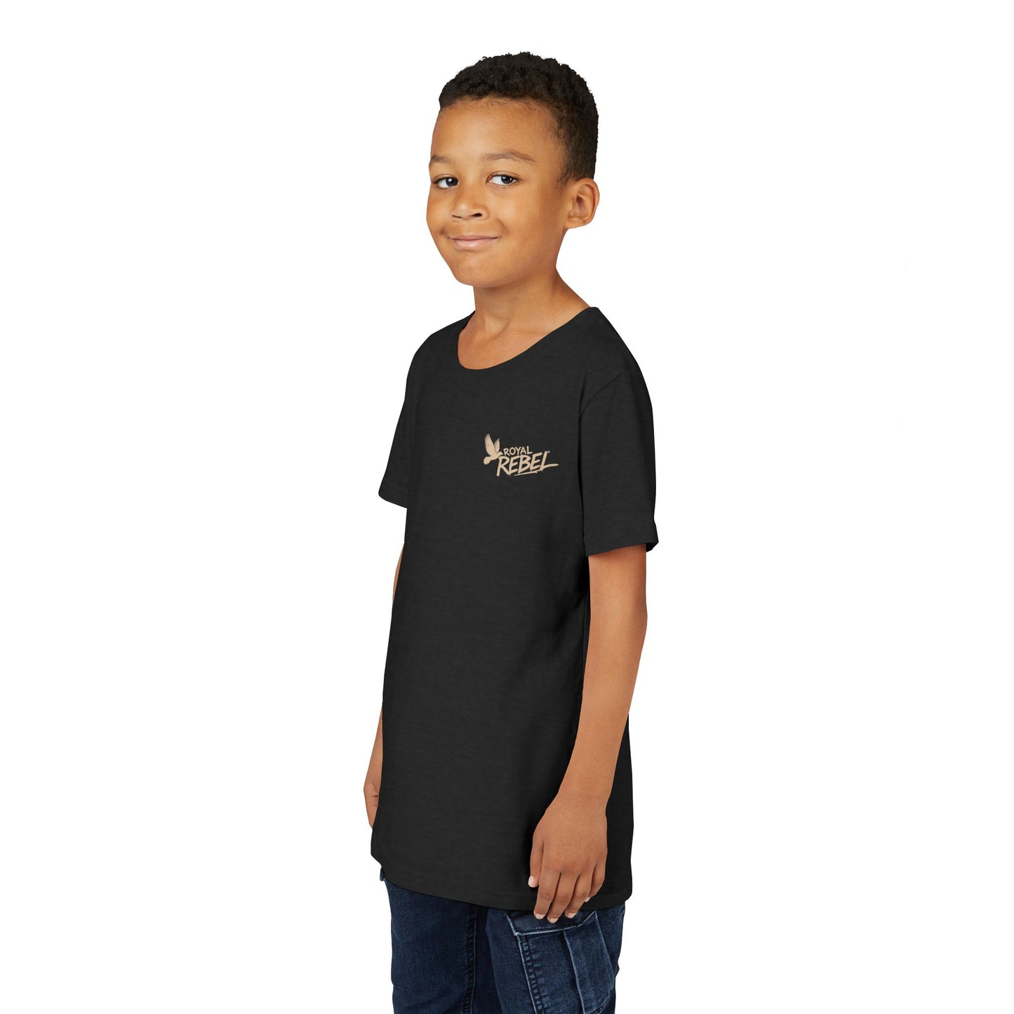 Royal Rebel Fly Youth Tee — Kids' Graphic Skate Streetwear T-Shirt
