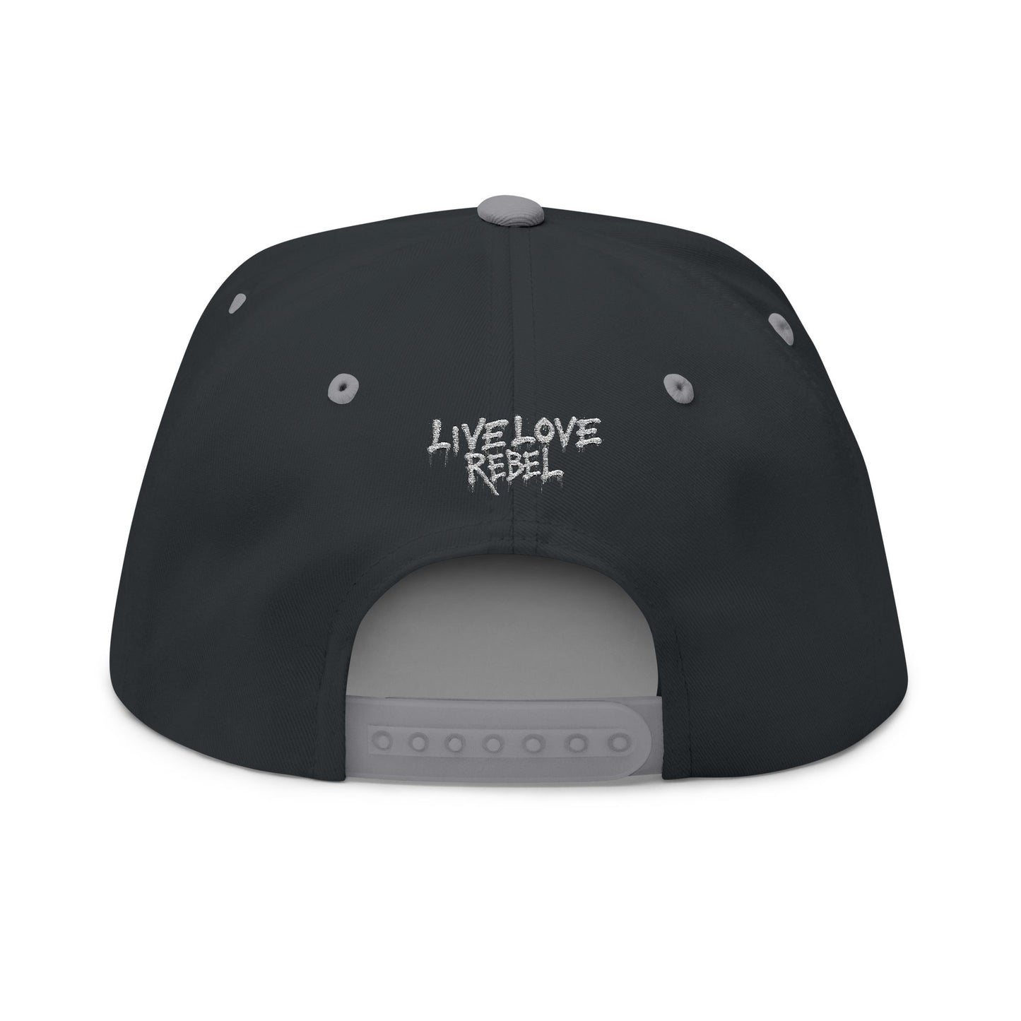 Royal Rebel® Embroidered Flat Bill Cap - Graffiti Wall