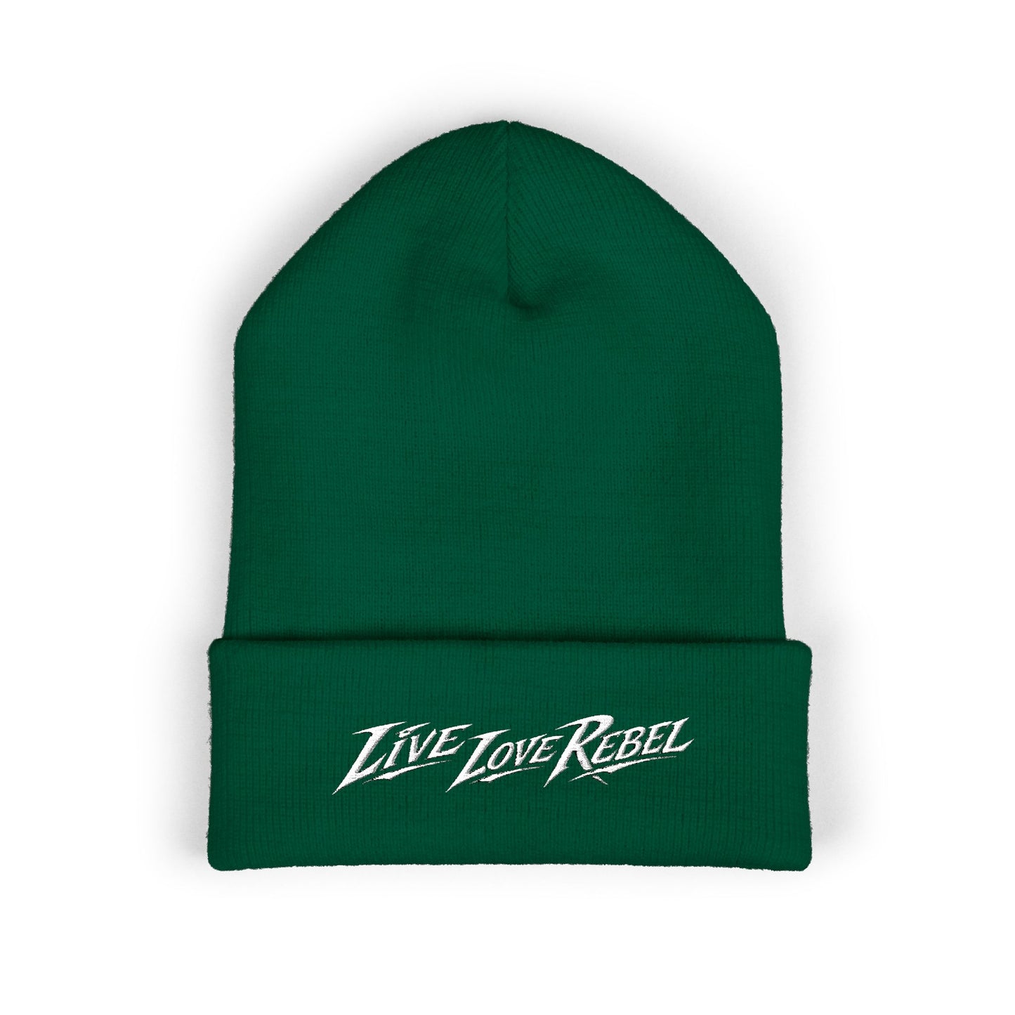 Live Love Rebel® Unisex Cuffed Beanie - Embroidered