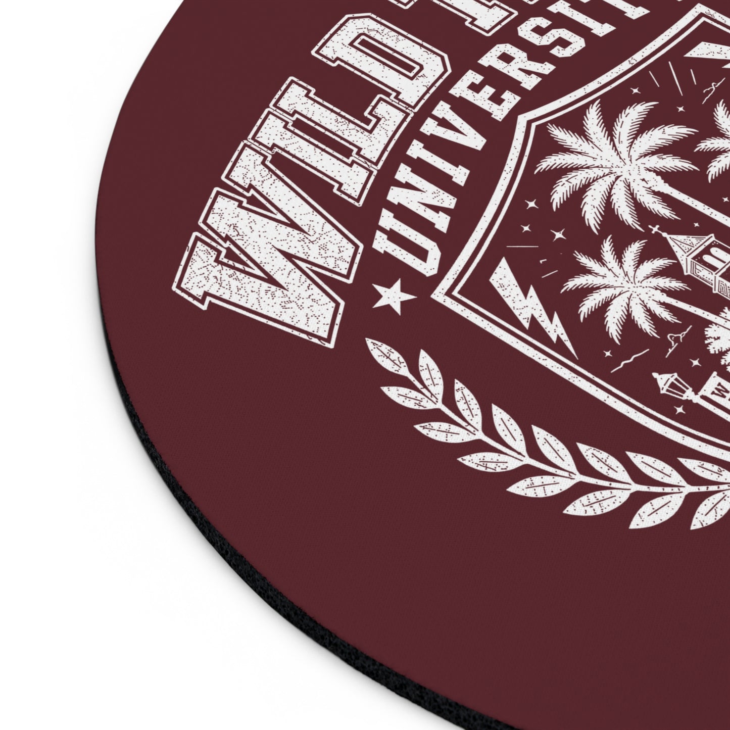 Wild Time™ University Maroon Mouse Pad - Stylish & Durable