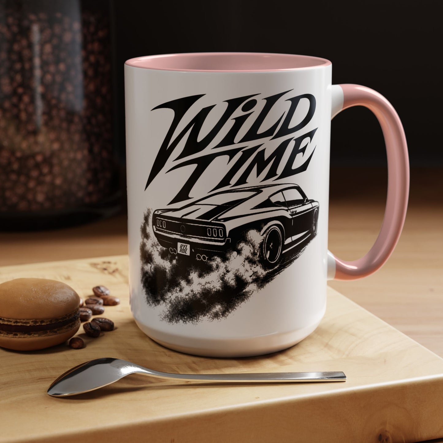 Coffee Mug - 'Wild Time' Muscle Car Accent Mug 15 oz