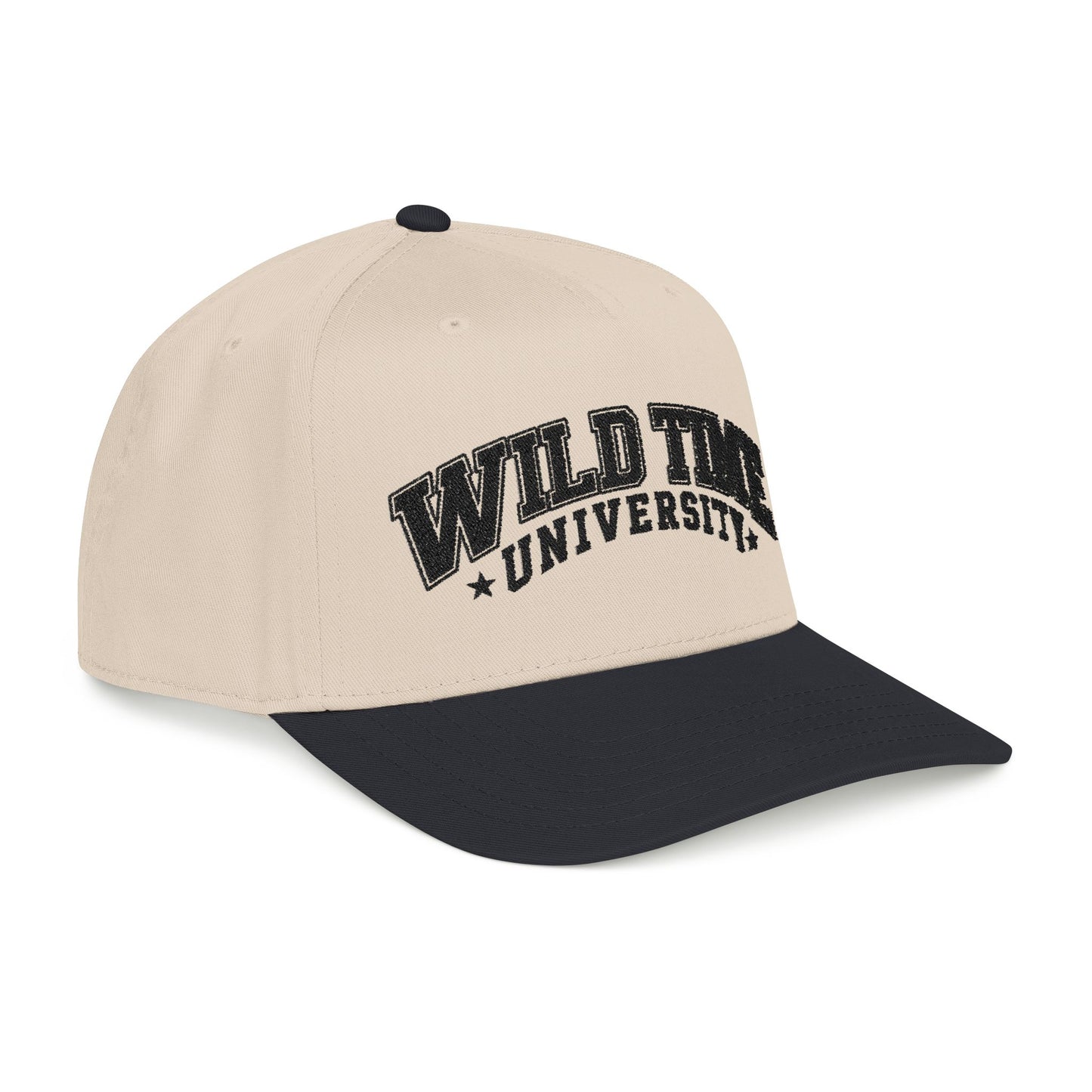 Wild Time™ University Baseball Cap - Retro Collegiate Snapback