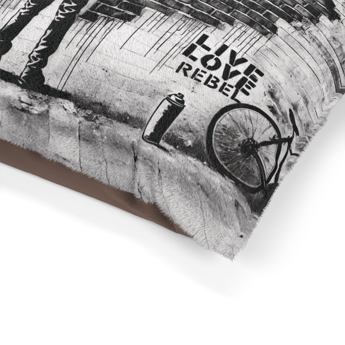 Rebel Street Art Pet Bed — 'Royal Rebel' Graffiti Design