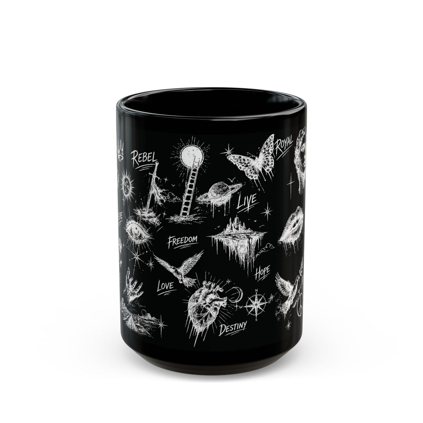Royal Rebel® Ethereal Sketch - 15oz Mug