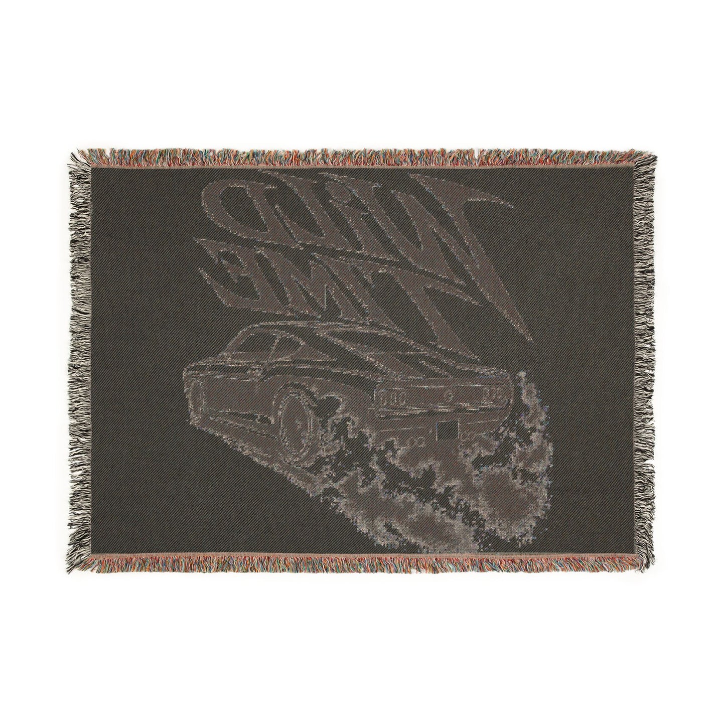 Woven Blanket - Wild Time™ Retro Muscle Car Throw Blanket