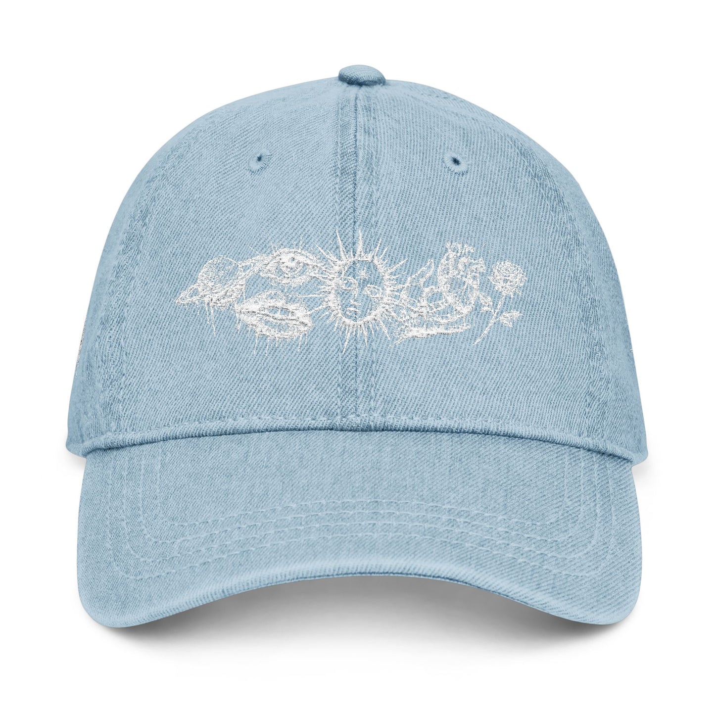 Ethereal Royal Rebel® Sketch - Denim Hat Embroidered