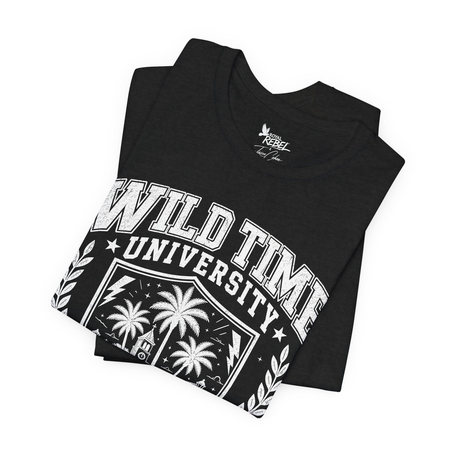 Wild Time™ University - College Inspired Graphic for the Rebel at Heart - Unisex Jersey Tee