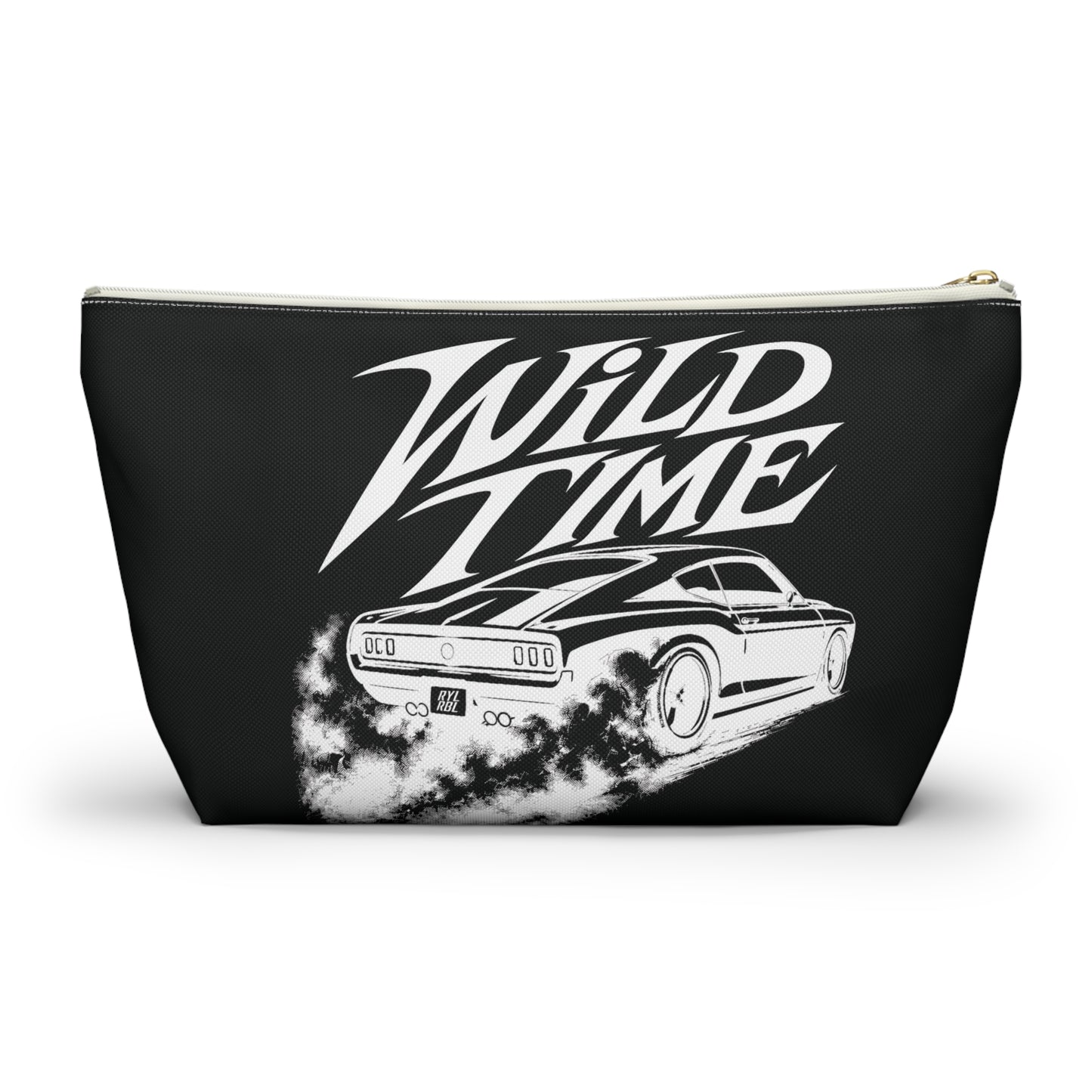 Wild Time™ Street Racer Black Accessory Pouch - Travel Zip Bag
