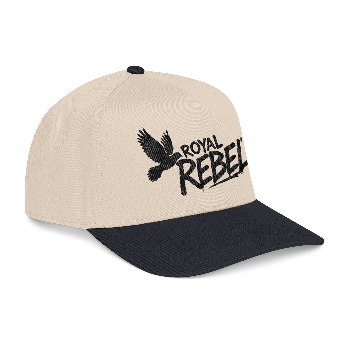 Royal Rebel® Embroidered Mid Profile Baseball Cap