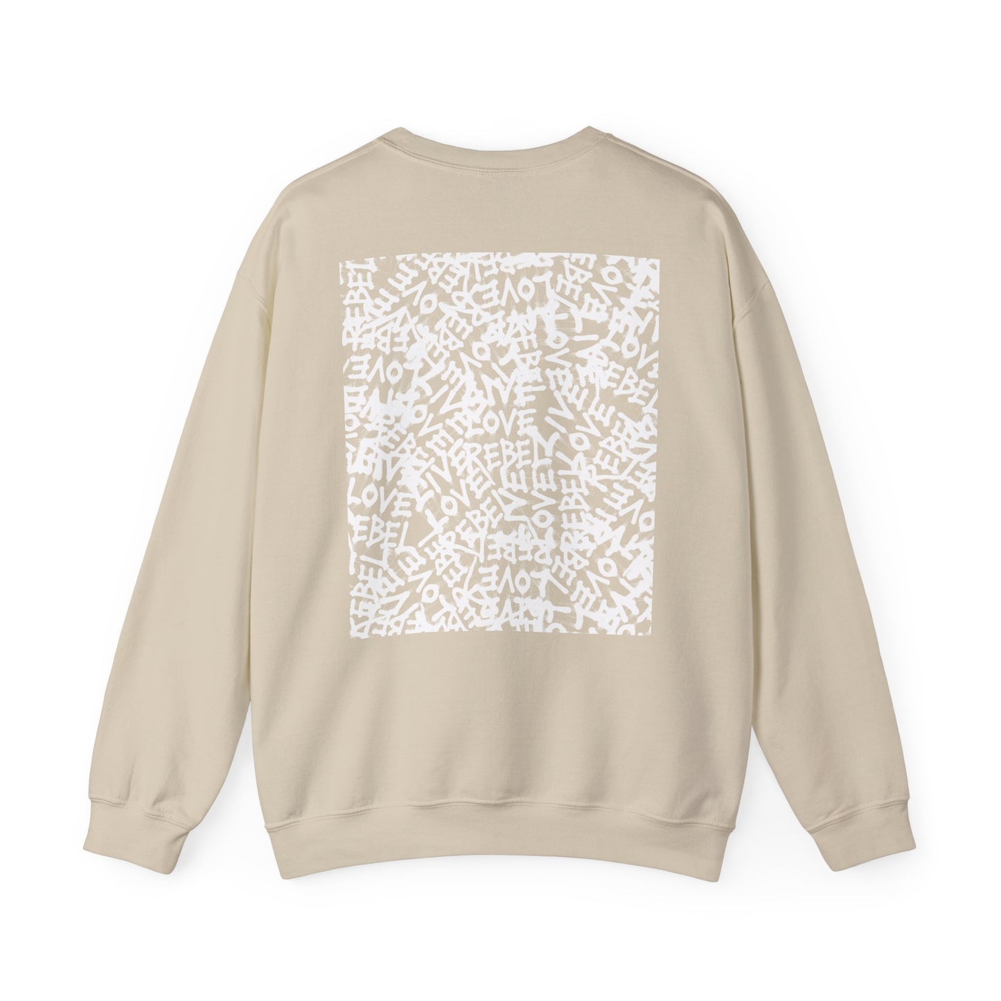Royal Rebel® Unisex Crewneck Sweatshirt - Live Love Rebel™ Graphic