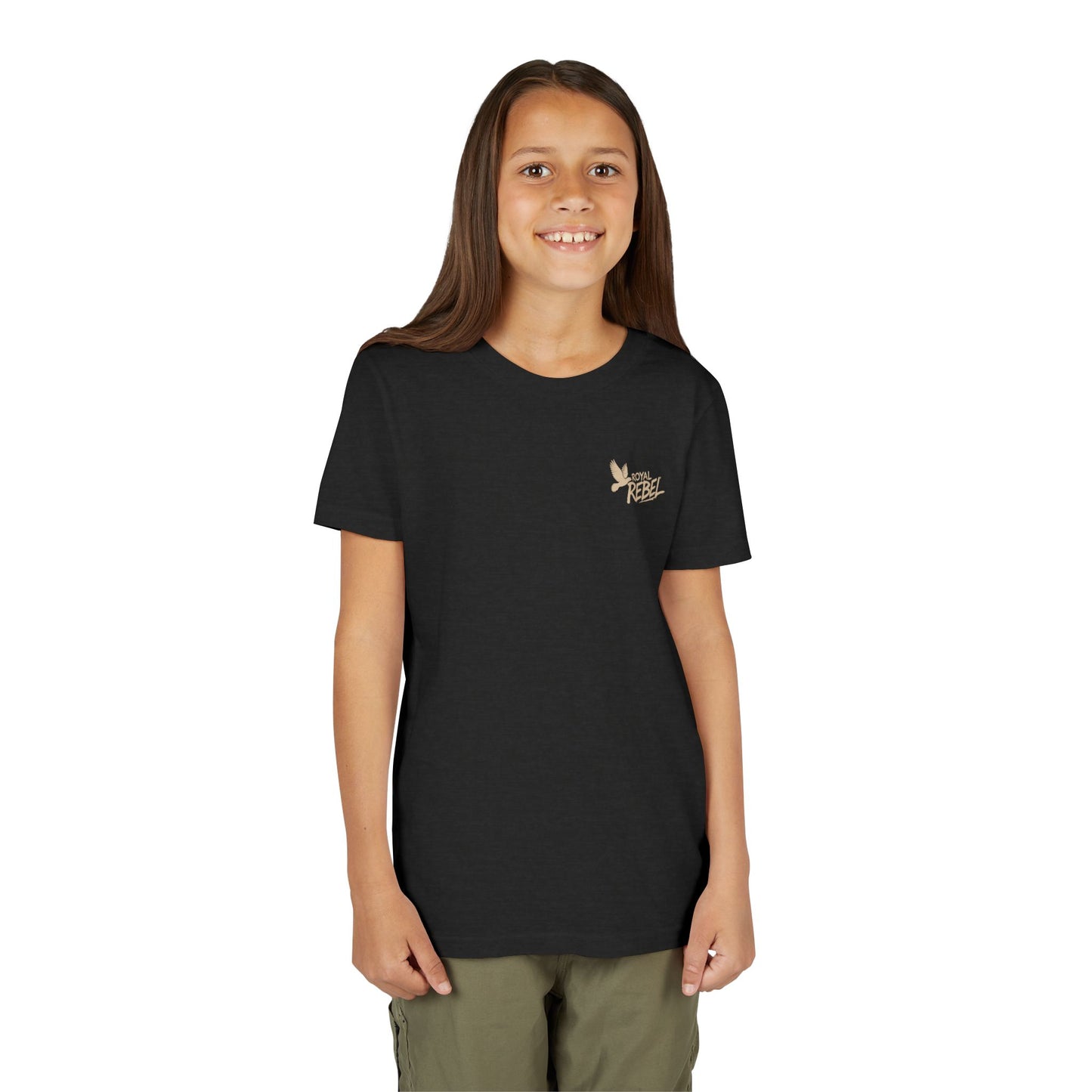 Royal Rebel Fly Youth Tee — Kids' Graphic Skate Streetwear T-Shirt