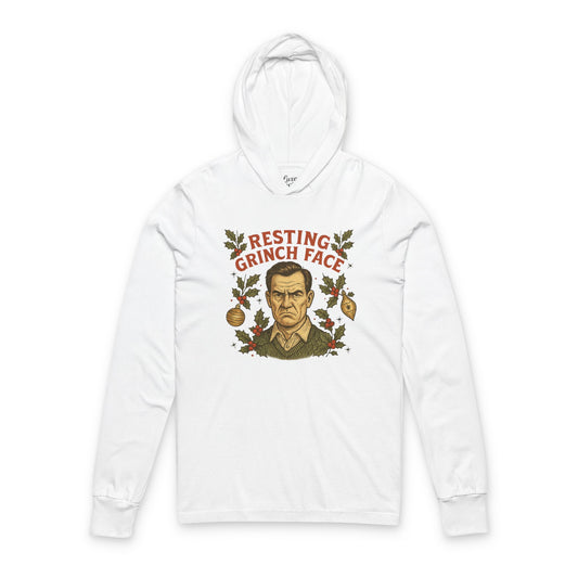 Resting Grinch Face Man - Unisex Hoodie