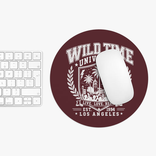 Wild Time™ University Maroon Mouse Pad - Stylish & Durable