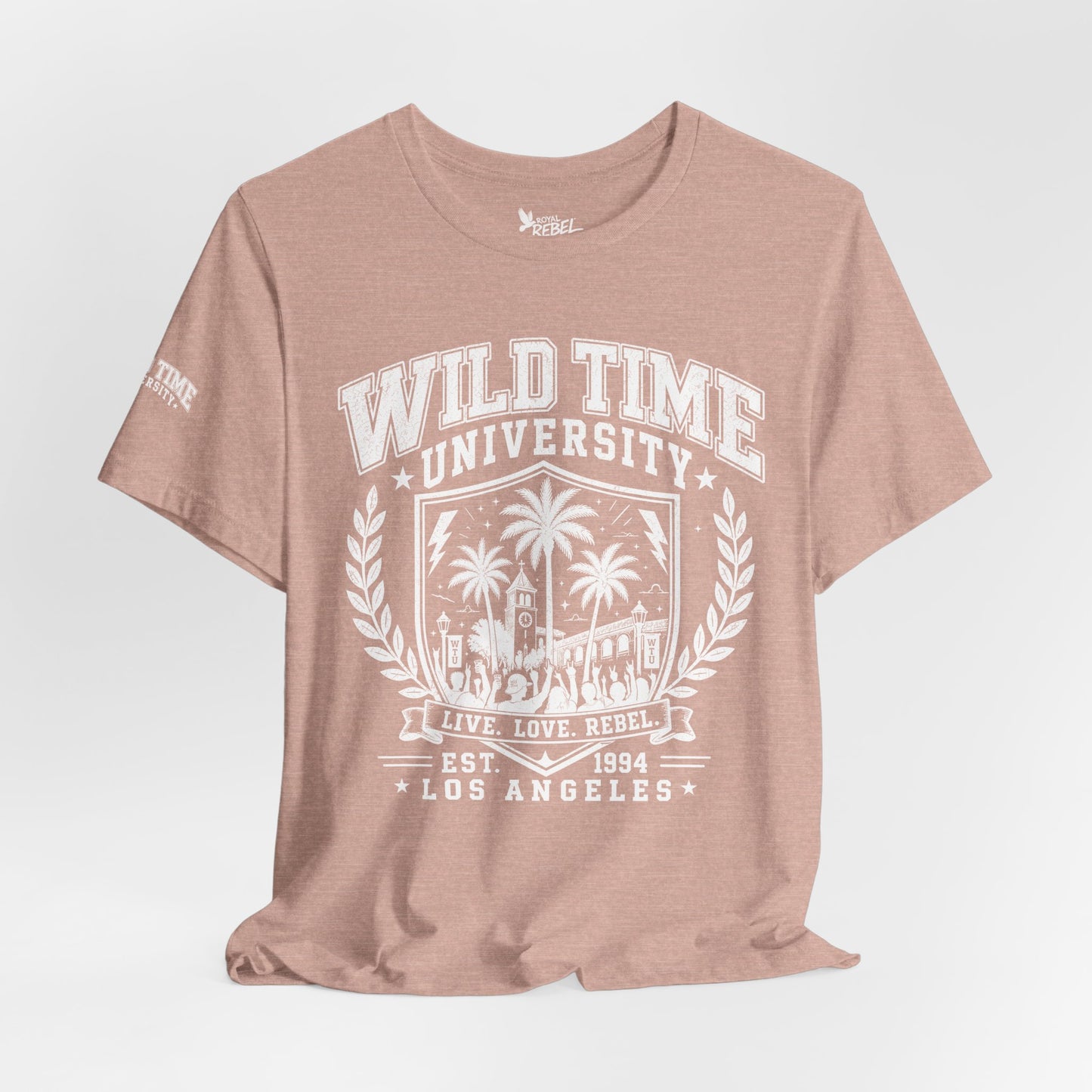 Wild Time™ University - College Inspired Graphic for the Rebel at Heart - Unisex Jersey Tee