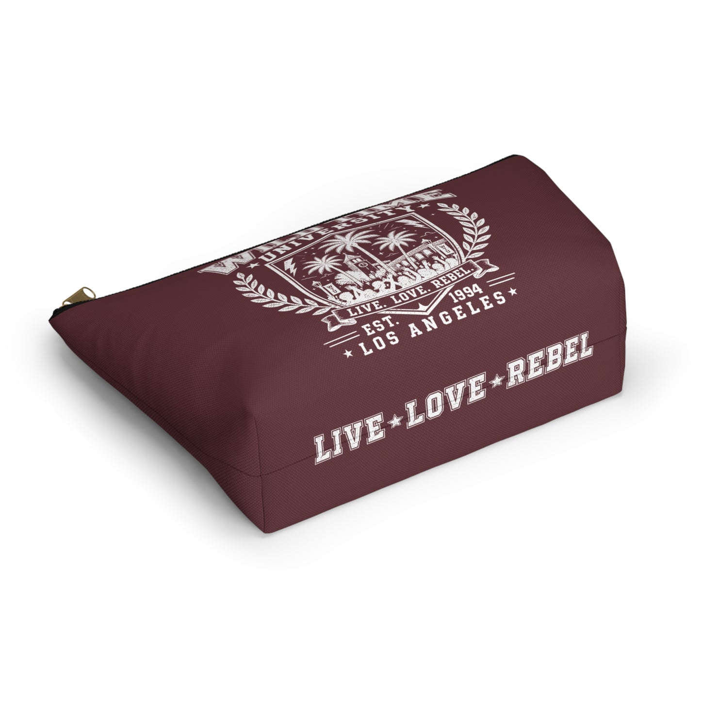 Wild Time™ University Maroon Accessory Pouch - Travel Zip Bag