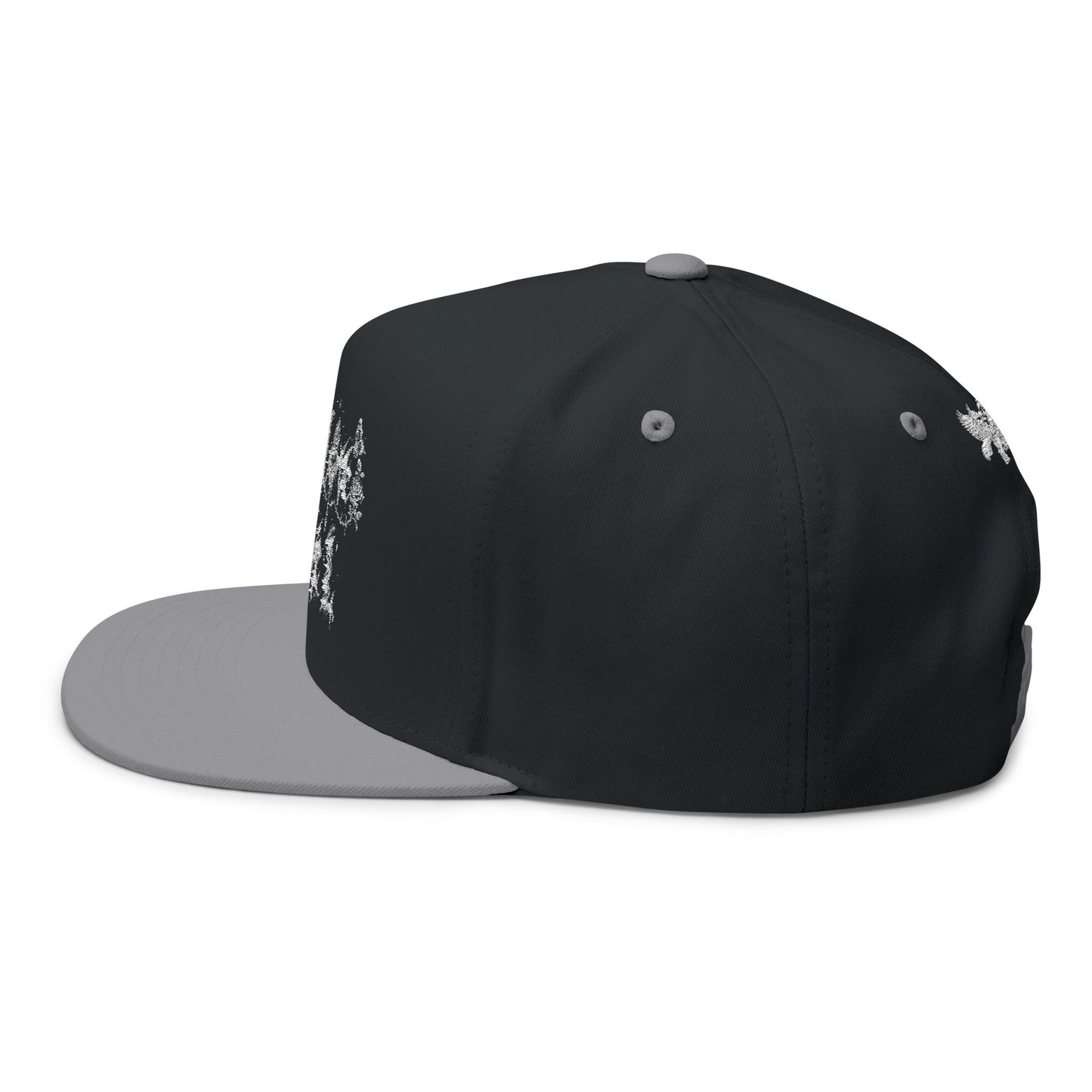 Ethereal Live Love Rebel® Sketch -Embroidered Flat Bill Cap