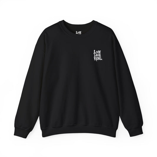 Royal Rebel® Unisex Crewneck Sweatshirt - Live Love Rebel™ Graphic