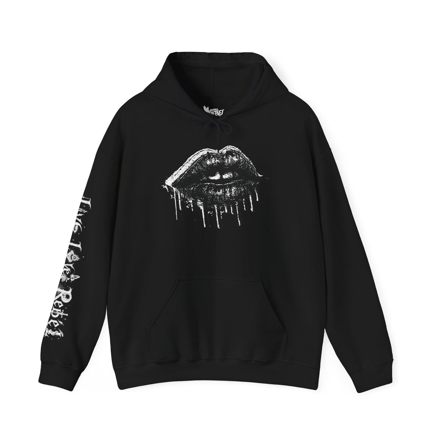 Royal Rebel® Ethereal Sketch Hoodie - Edgy Unisex Hoodie for Creative Minds