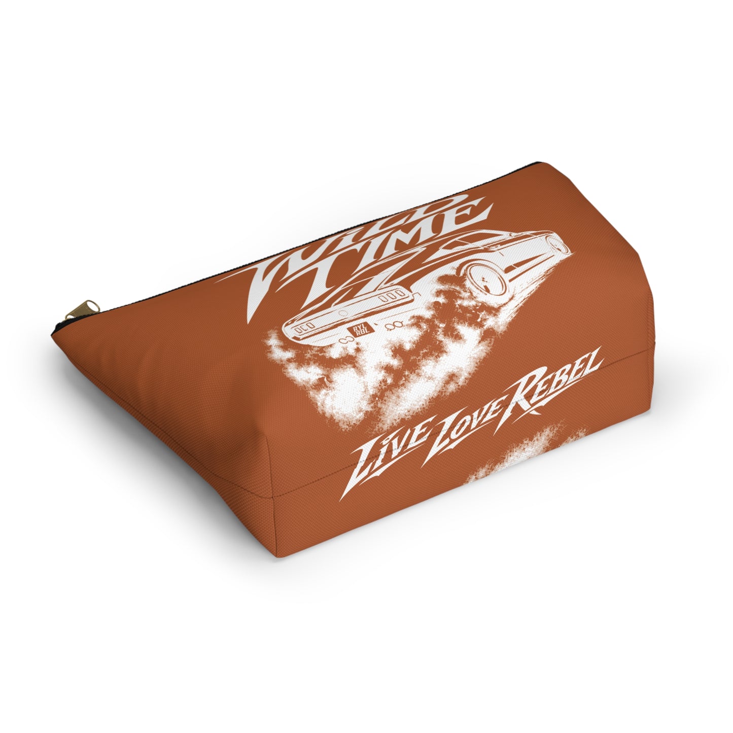 Wild Time™ Street Racer Orange Accessory Pouch - Travel Zip Bag