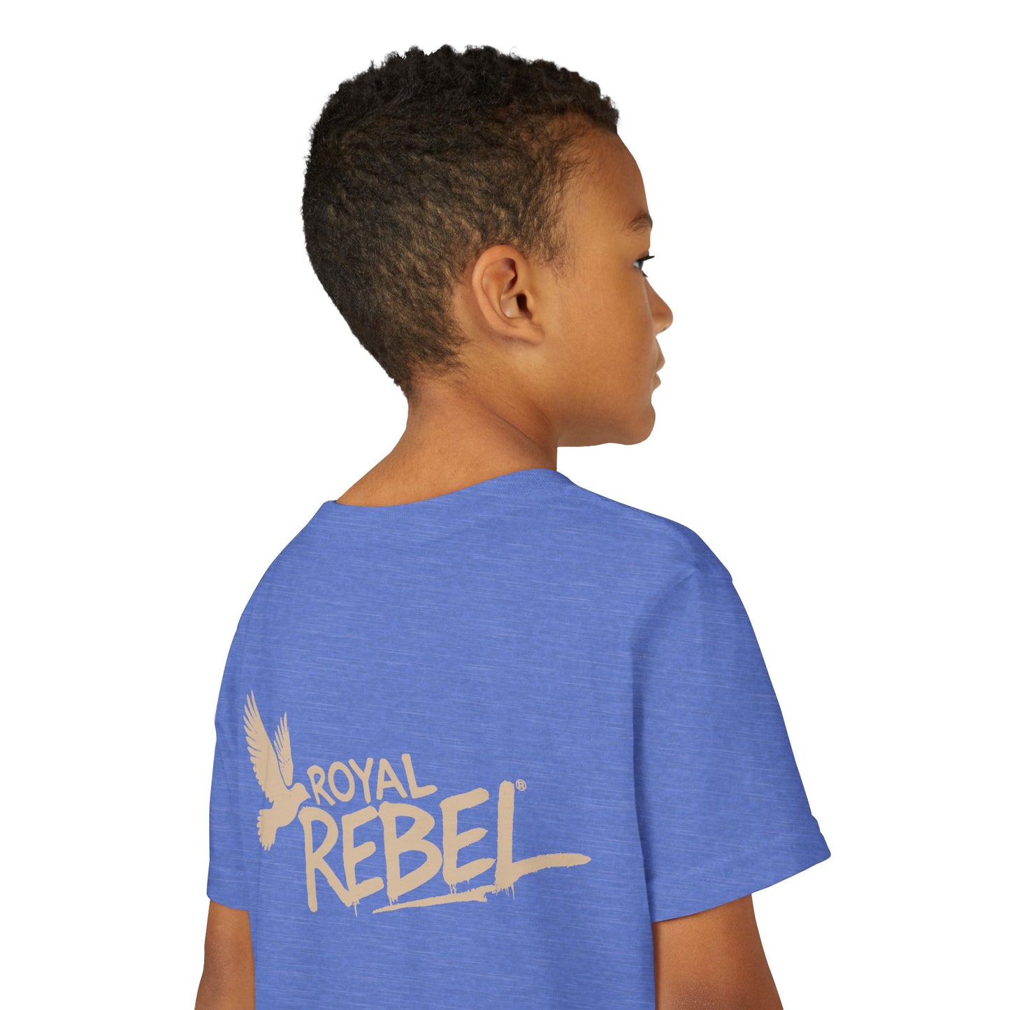Royal Rebel Fly Youth Tee — Kids' Graphic Skate Streetwear T-Shirt