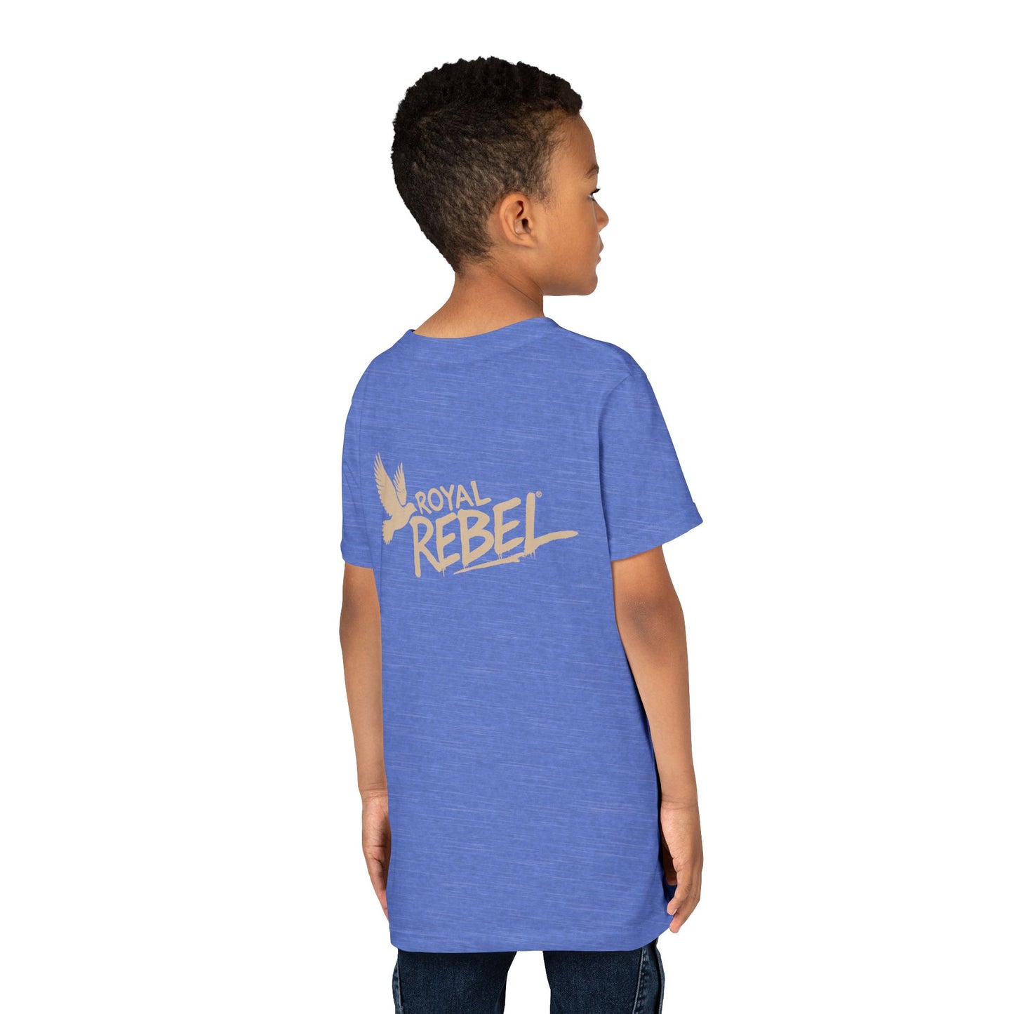 Royal Rebel Fly Youth Tee — Kids' Graphic Skate Streetwear T-Shirt
