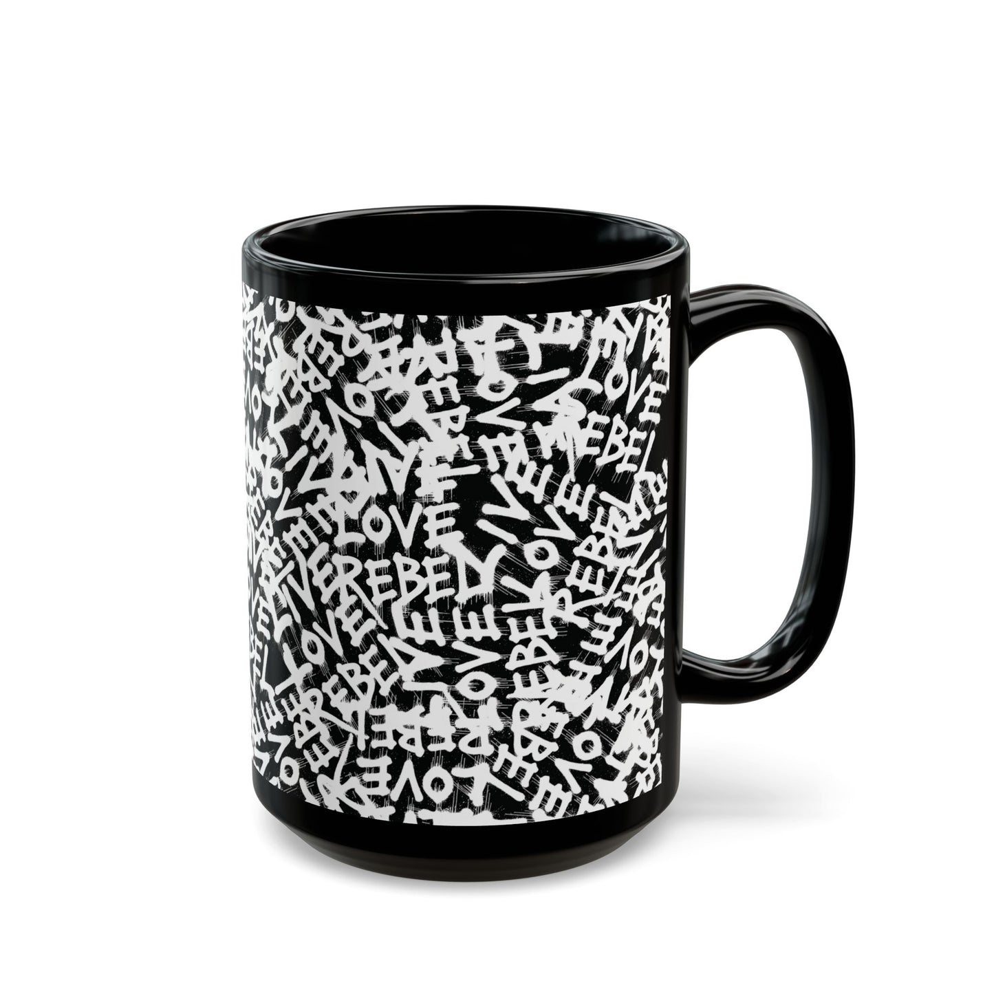 Live Love Rebel™ Black Mug - 15oz