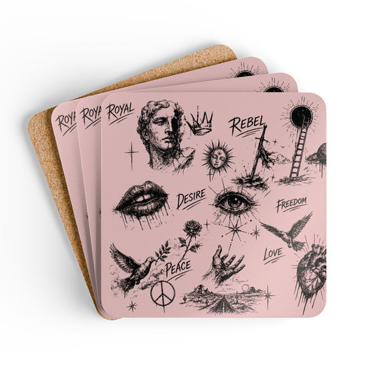Rebel Sketches  - 4 Piece Coaster Set