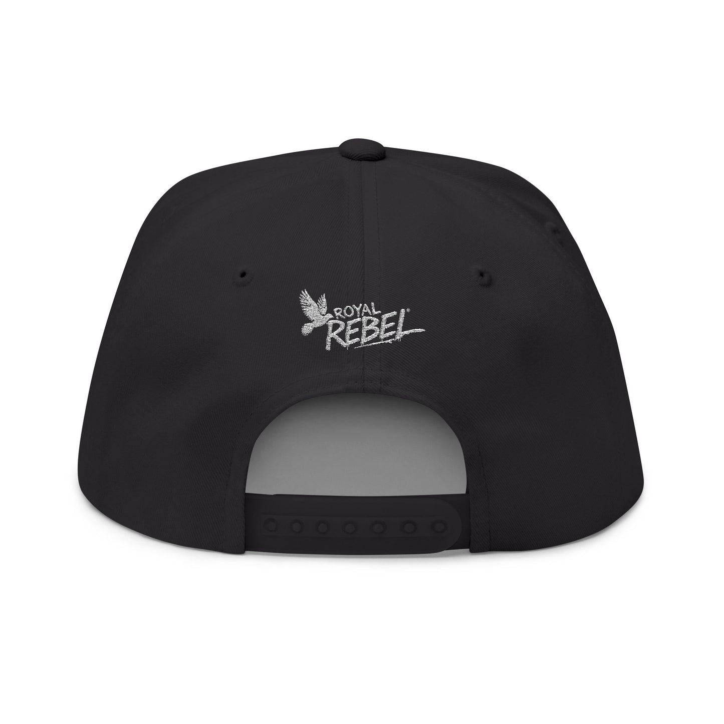 Royal Rebel® Embroidered Flat Bill Cap - Graffiti Wall