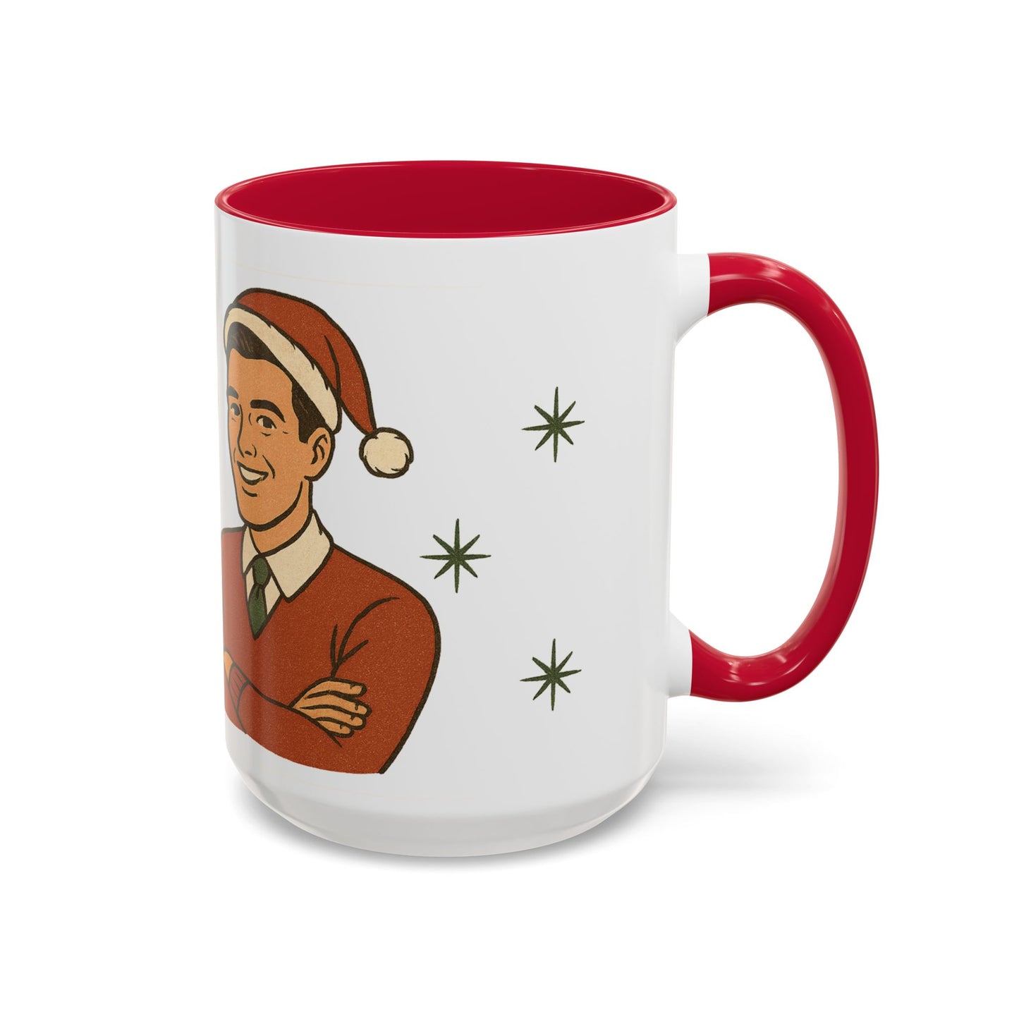 Festive Holiday Mug - "Most Likely to Sit on Santa's Lap Guy"