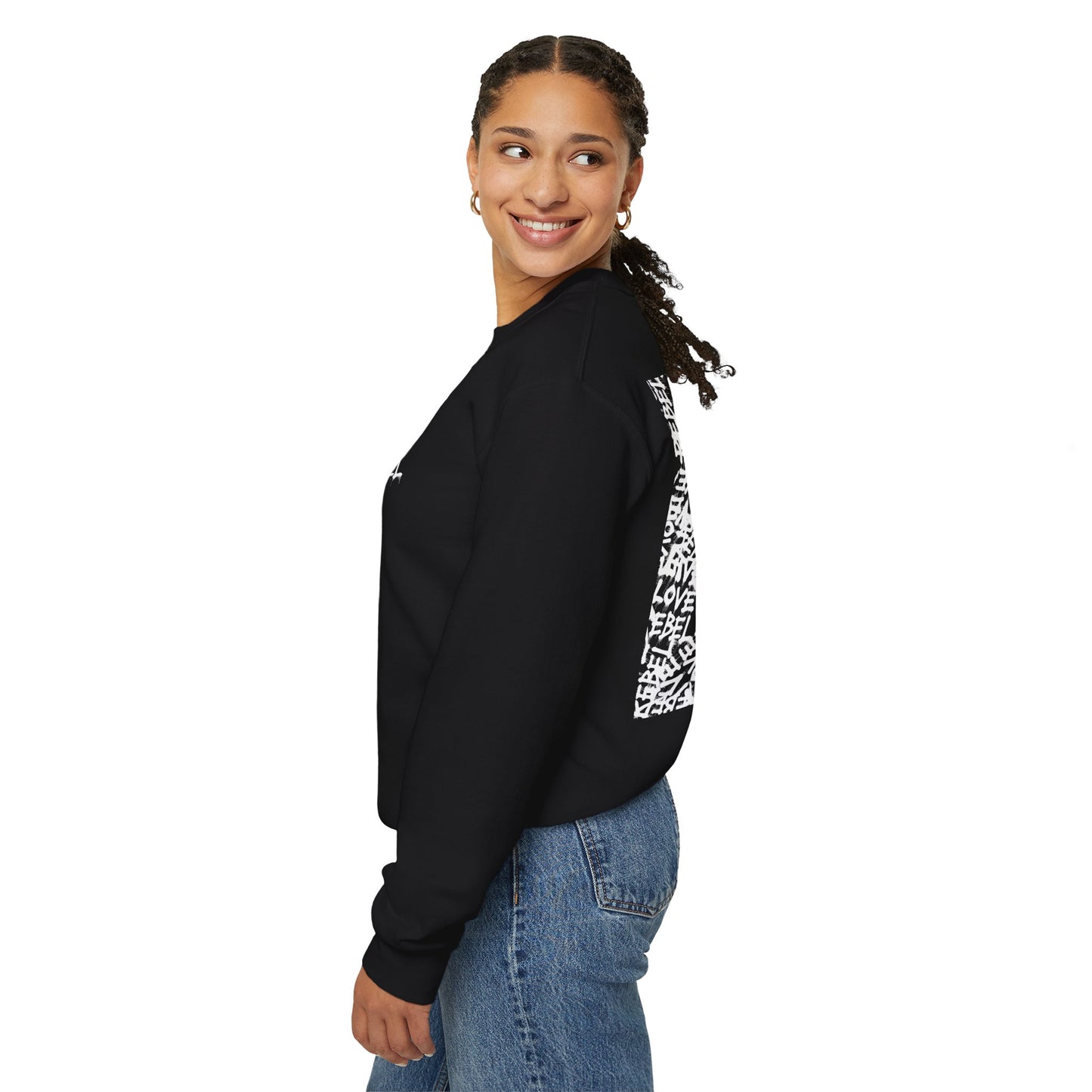 Royal Rebel® Unisex Crewneck Sweatshirt - Live Love Rebel™ Graphic