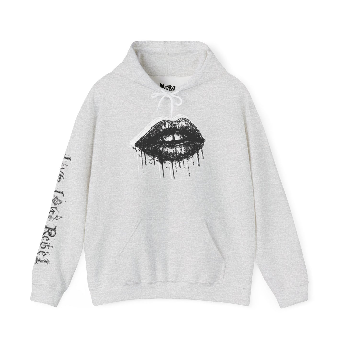 Royal Rebel® Ethereal Sketch Hoodie - Edgy Unisex Hoodie for Creative Minds