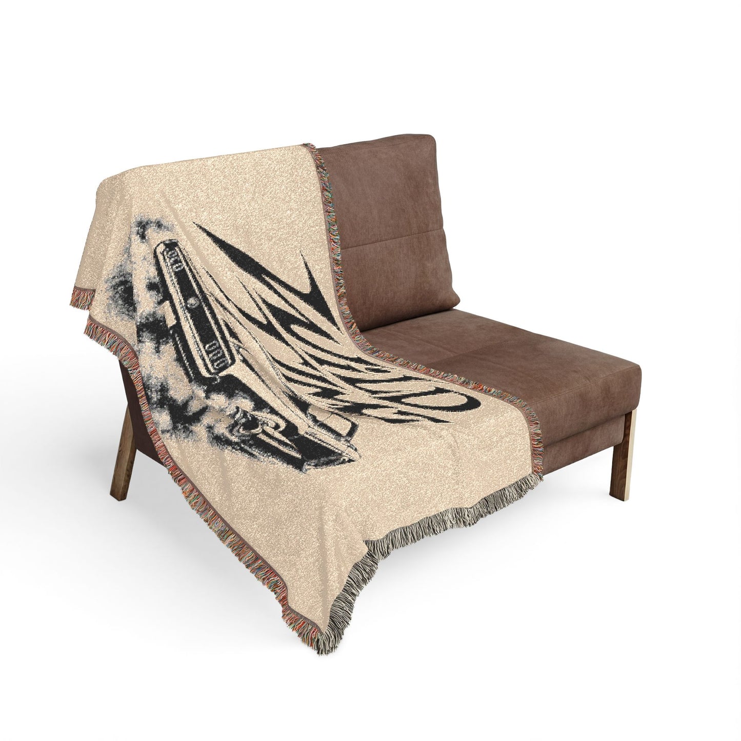Woven Blanket - Wild Time™ Retro Muscle Car Throw Blanket