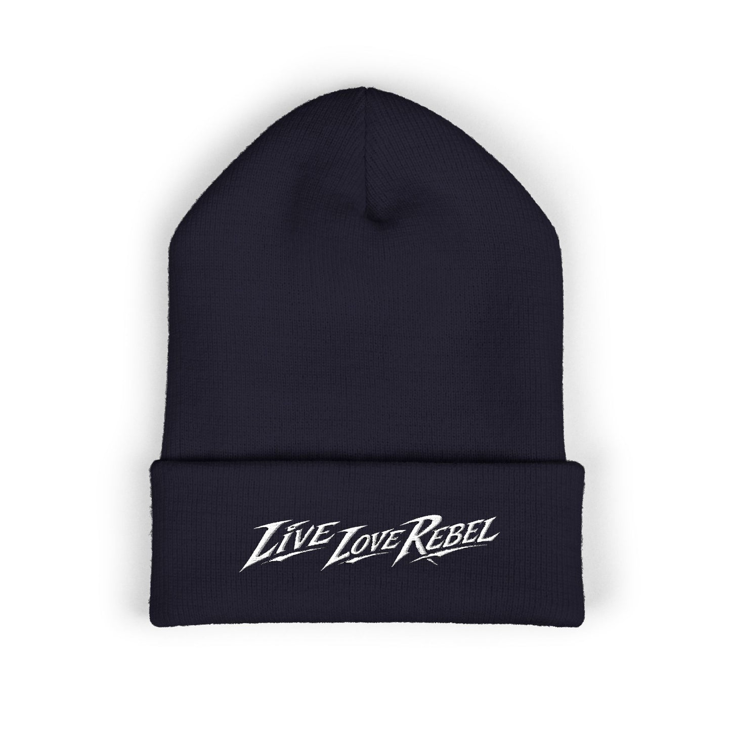 Live Love Rebel® Unisex Cuffed Beanie - Embroidered