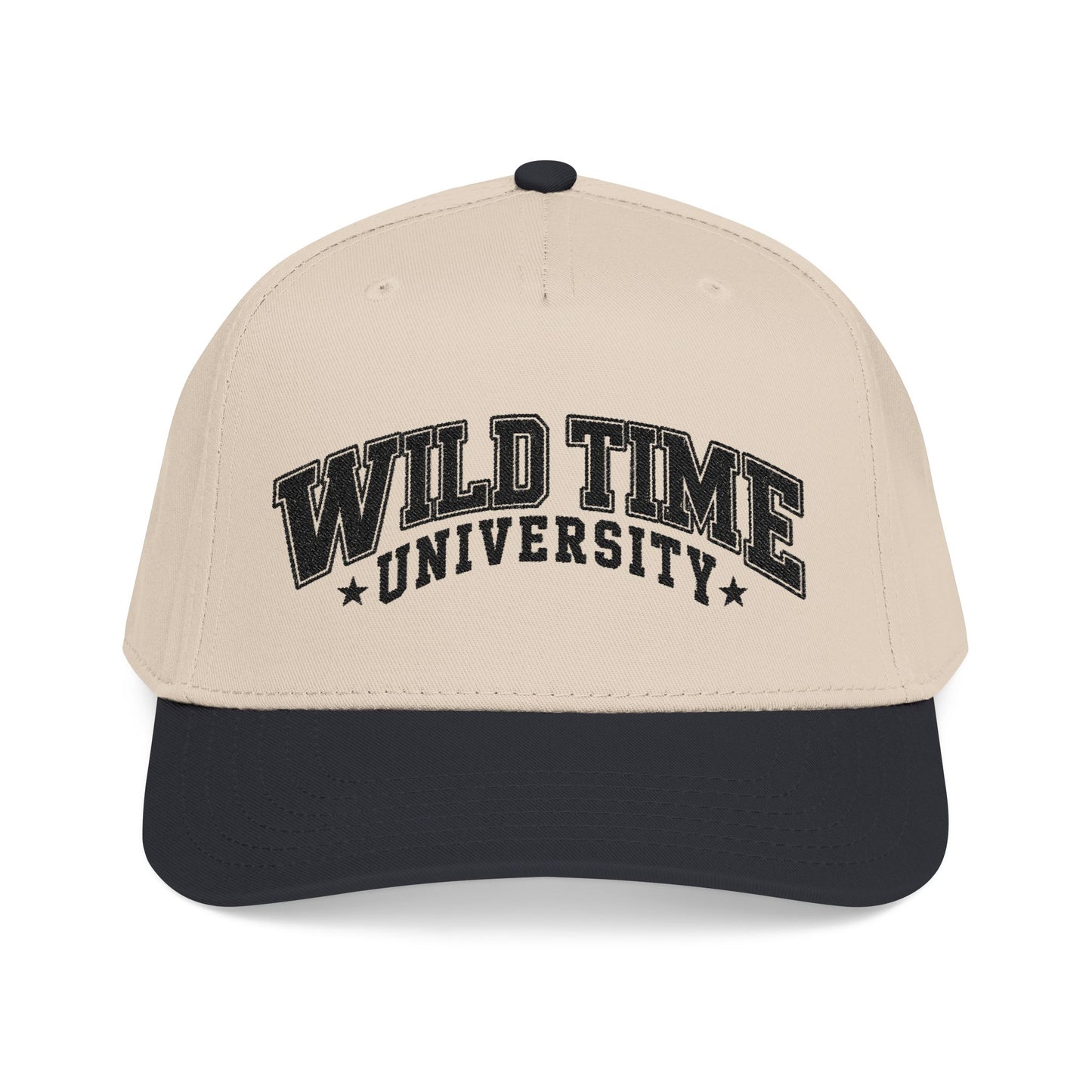 Wild Time™ University Baseball Cap - Retro Collegiate Snapback