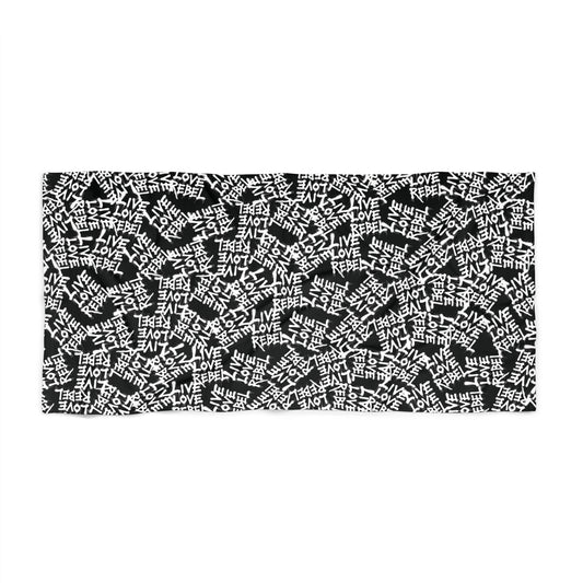 Live Love Rebel™ Beach Towel - Trendy Summer Essentials for Beach Lovers