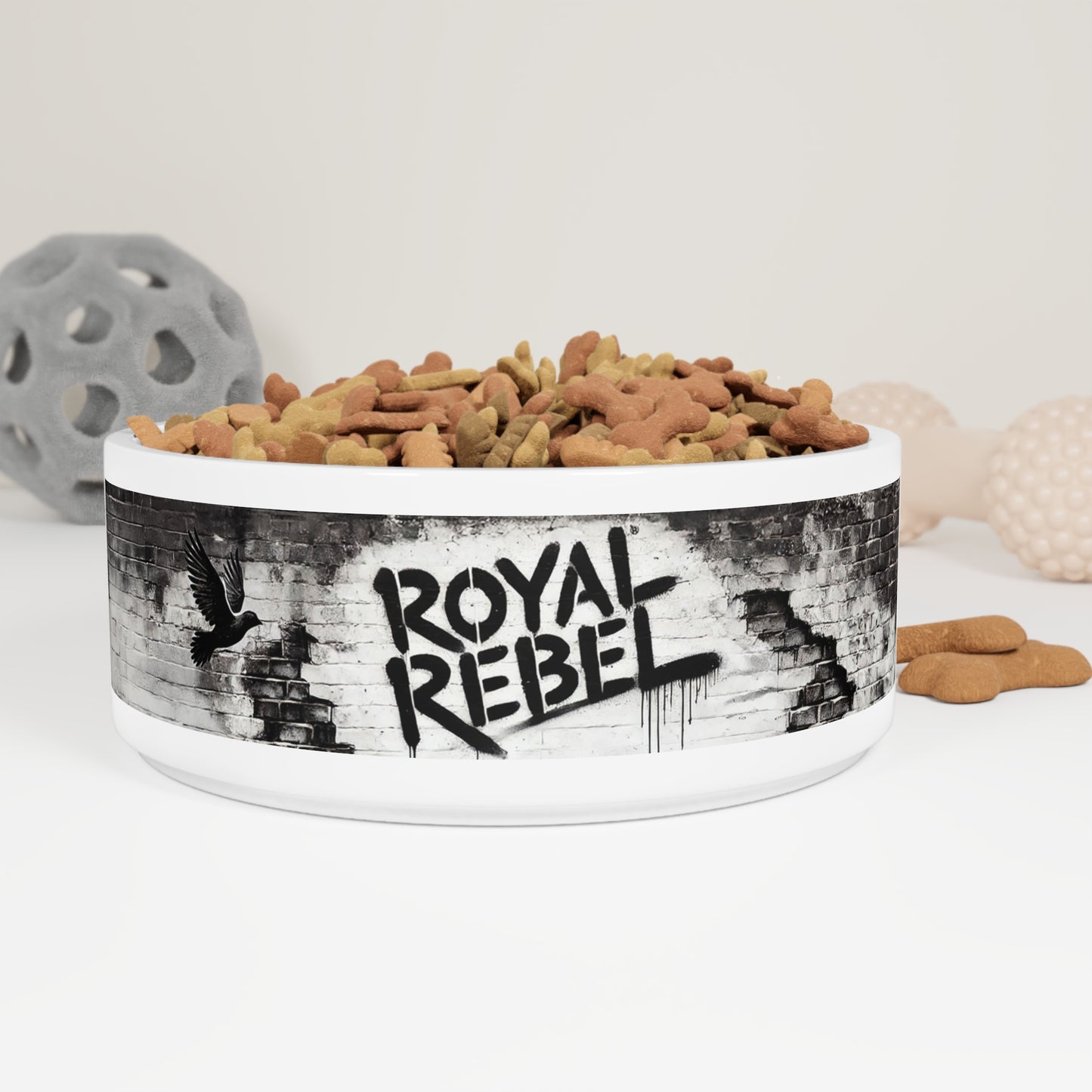 Royal Rebel® Pet Bowl - Stylish Ceramic Bowl for Trendy Pets