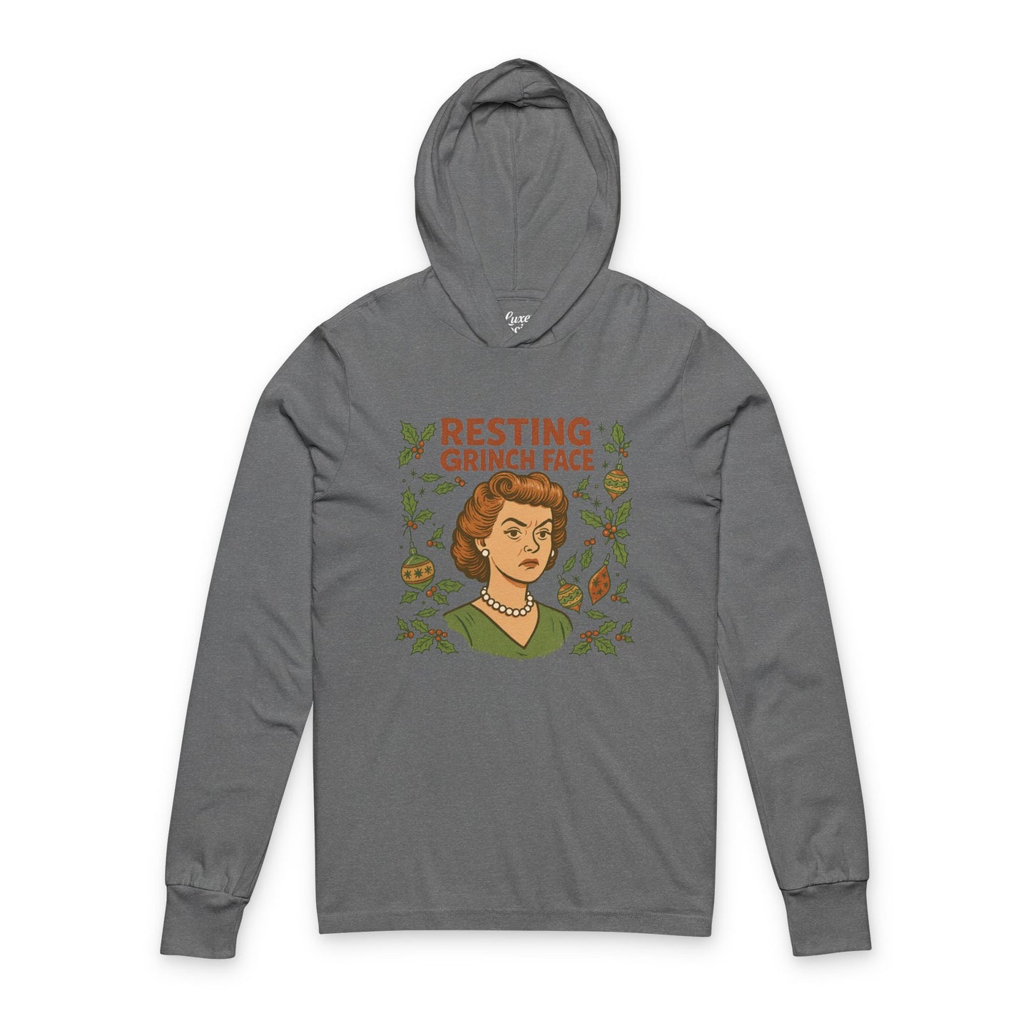 Resting Grinch Face Woman - Unisex Hoodie