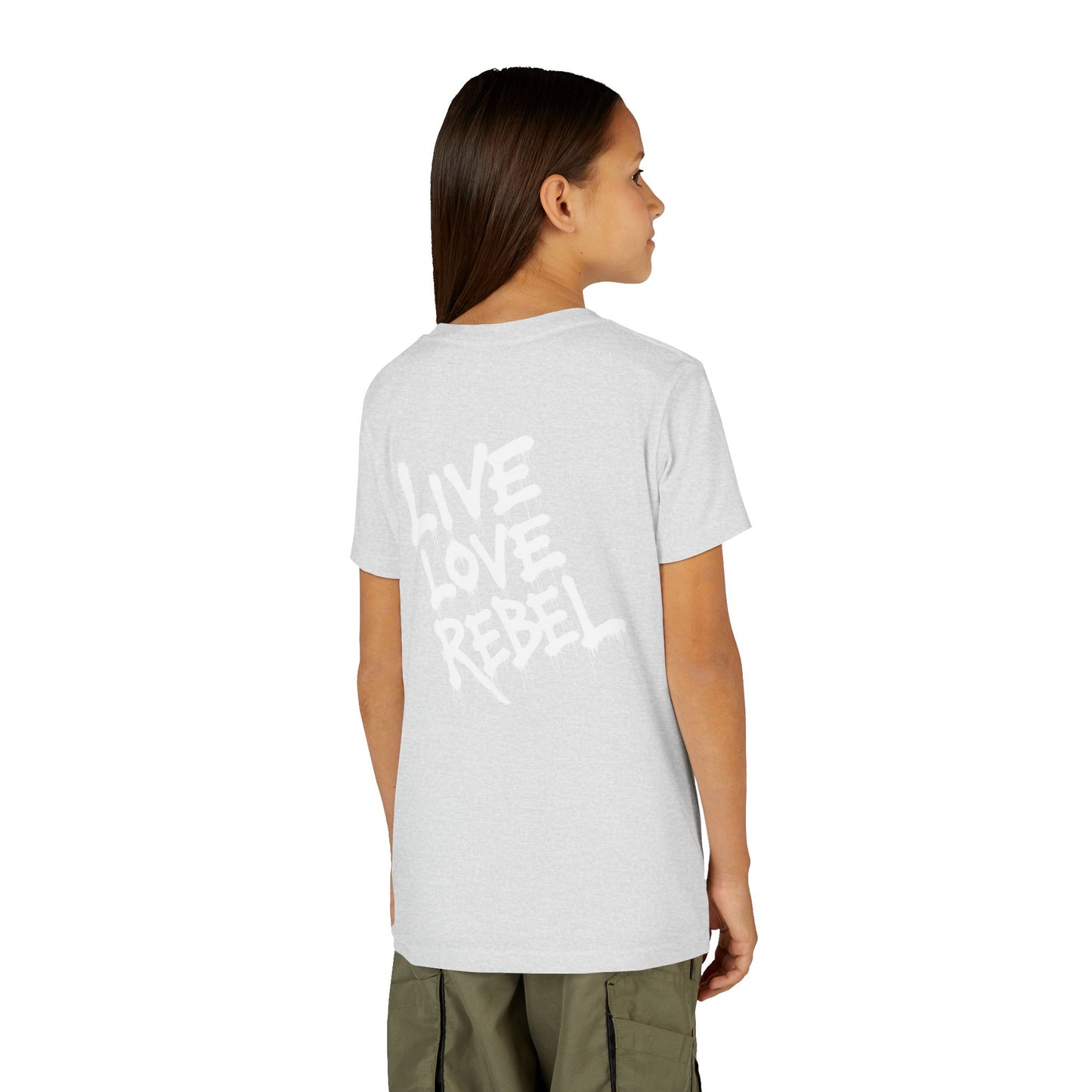 Live Love Rebel Youth Tee — Kids' Graphic Skate Streetwear T-Shirt