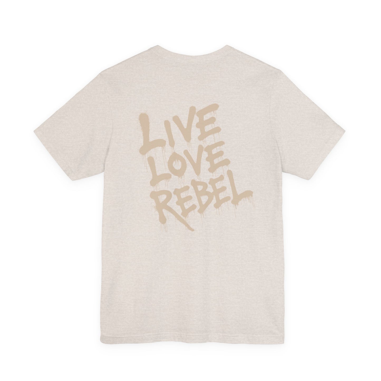 Live Love Rebel™ Unisex Jersey Tee - Bold Graffiti Art