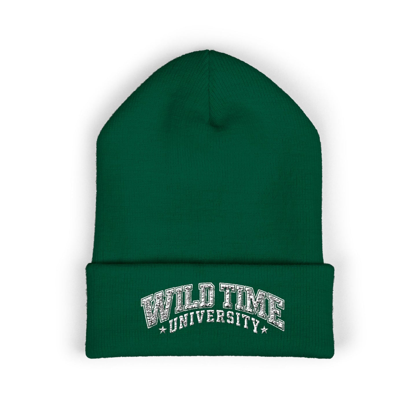 Wild Time™ University" Unisex Classic Cuffed Beanie - Embroidered