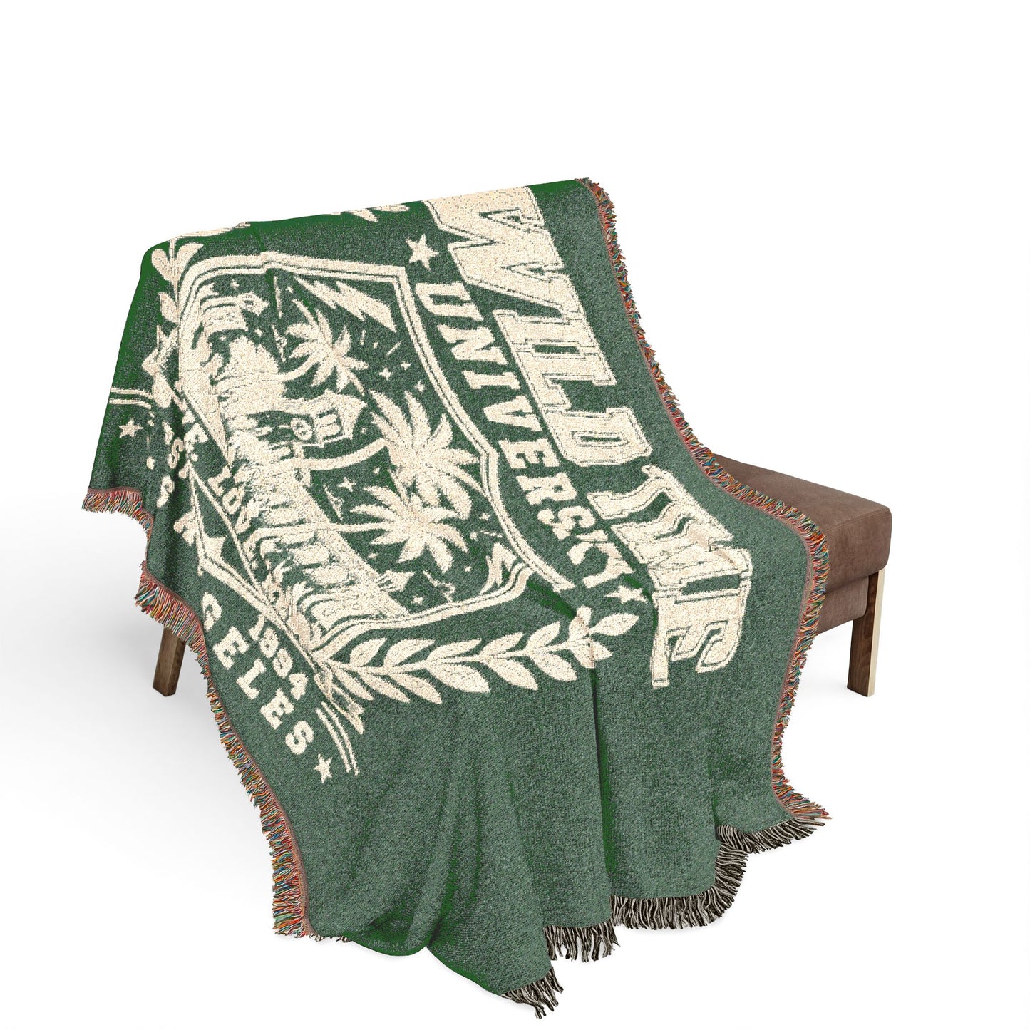 Wild Time™ University Woven Blanket - Cozy Art for the Bold Soul
