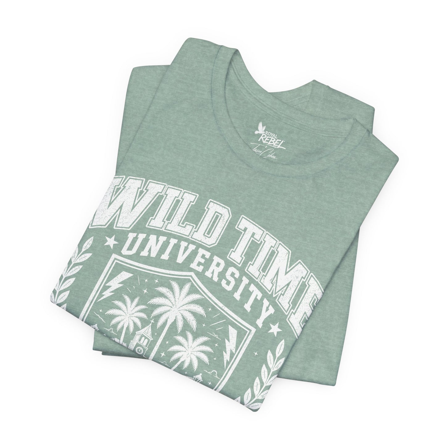 Wild Time™ University - College Inspired Graphic for the Rebel at Heart - Unisex Jersey Tee