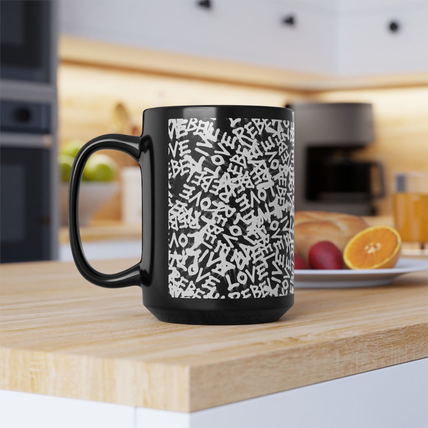 Live Love Rebel™ Black Mug - 15oz