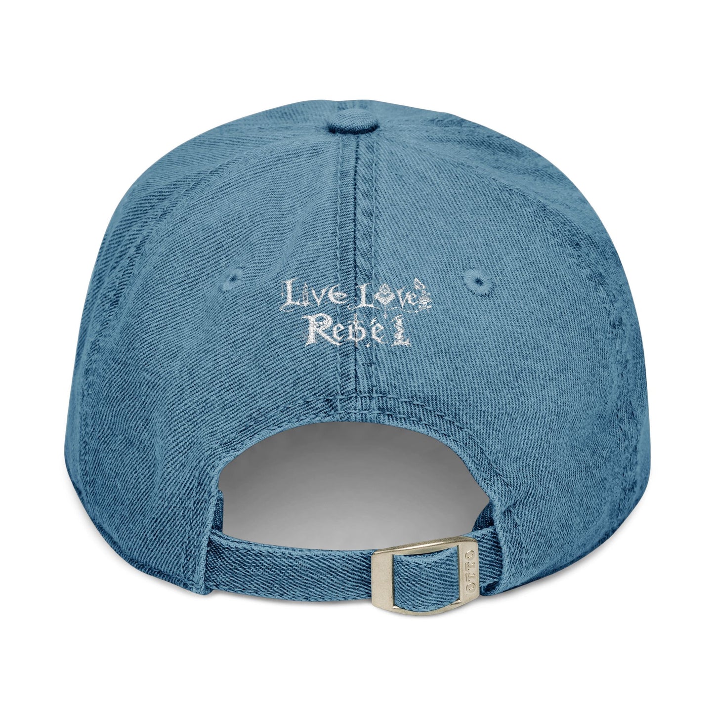 Ethereal Royal Rebel® Sketch - Denim Hat Embroidered
