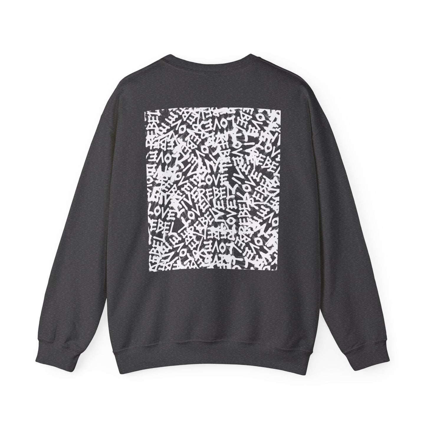Royal Rebel® Unisex Crewneck Sweatshirt - Live Love Rebel™ Graphic
